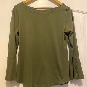 LOFT Olive Green Top